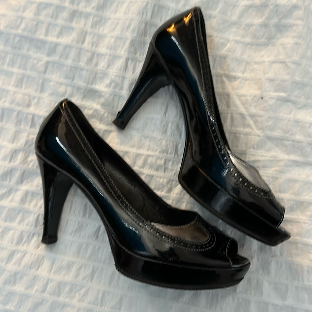 Fratelli Rossetti brogue style platform heels